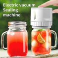 thumbnail image 3 of Electric Mason Jar Vacuum Sealer Kit Cordless Automatic Jar Sealer Set for Food Storage and Fermentation with Mason Jar Lids, 3 of 5