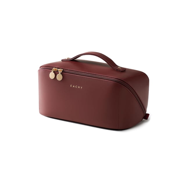 Bolsa de cosméticos EACHY, bolsa de maquillaje de viaje de gran capacidad