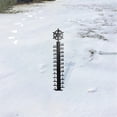 thumbnail image 4 of Moocorvic 24CM Snow Meter Hand Made Metal Outdoor Garden Snow Meter Garden Decoration, 4 of 4