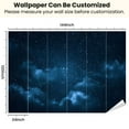 thumbnail image 3 of Peel and Stick Wallpaper Night sky stars clouds Modern Art Wall Mural Decor Self Adhesive and Removable 100in x 144in, 3 of 8