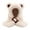 Beige, variant on Plush Bear Ear Hooded Scarf Winter Hat For Women Girl Soft Rabbit Furs Fashion Headwear For Cold Weather Outdoor