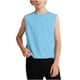 thumbnail image 2 of Camiseta de tirantes de cuello redondo para niña, de color liso, sin mangas, ideal para actividades al aire libre, cómoda, de talla mediana a grande, de poliéster., 2 of 6