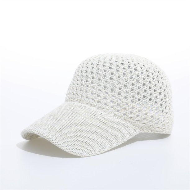 Summer Women's Hollow Baseball Cap Breathable Knitting Caps Holiday Mesh Hats Bone Gorras Adjustable Cap Sun Hat Gorras Hombre qym unisex