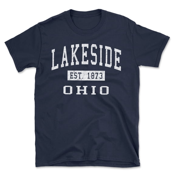 Lakeside Ohio Classic Established Men's Cotton T-Shirt