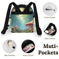 thumbnail image 4 of Enchanted Forest With Mushrooms Small Backpack Cute Mini Backpacks For Woman Lightweight Daypacks, 4 of 8