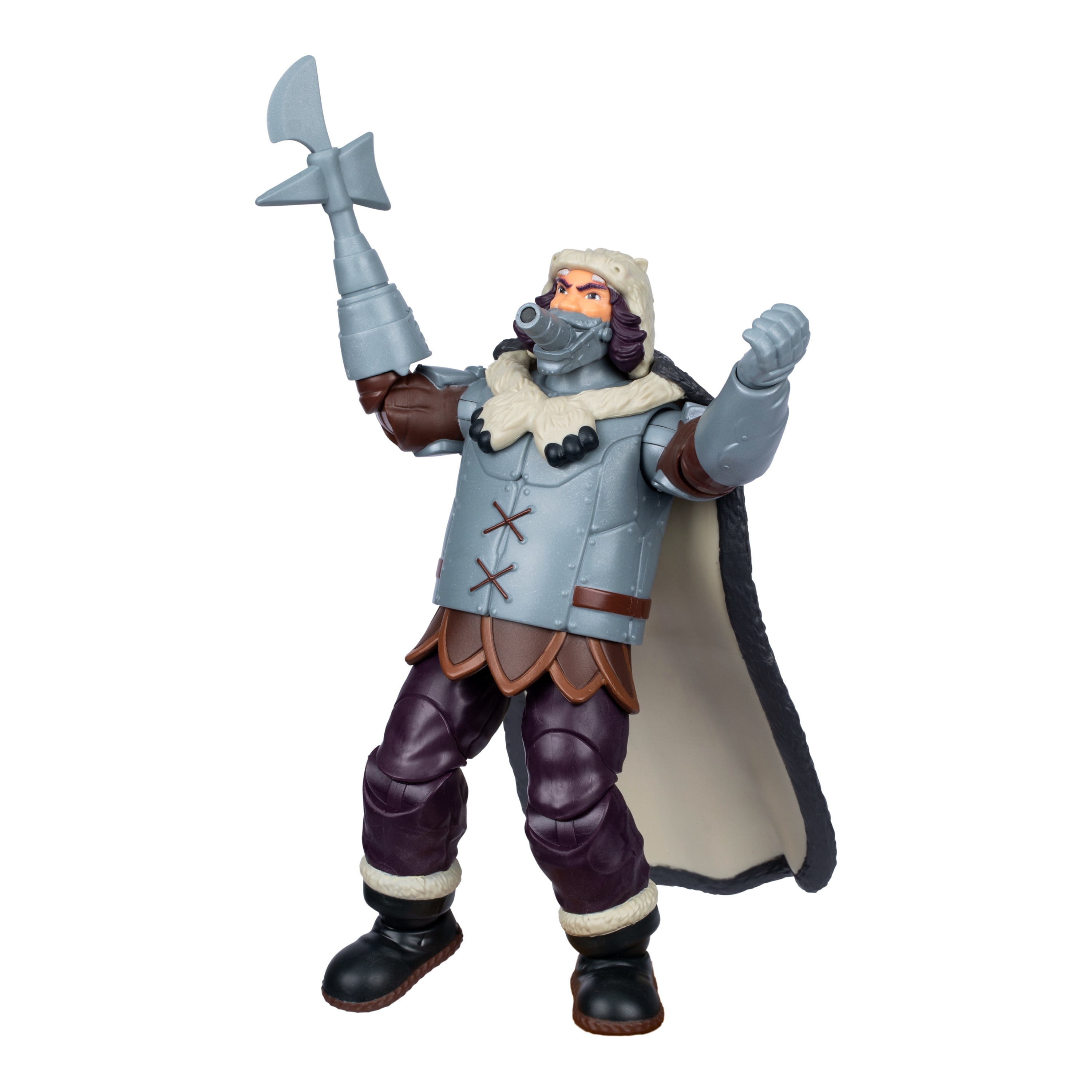 One Piece Wapol, 6.5″ Action Figure with 4 Accessories. Includes Swappable Cannon Head, Detachable Arm Cannon, Cape, and Berry Coin Display Base, Ages 4+