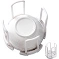 thumbnail image 1 of ERSAN-Bowl Rack, Adjustable Plate Holder Retractable Dish Holder Dish Drying Rack Dinner Dish Plate Holder Plate Rack with Handle for Kitchen Countertop Cupboard, 1 of 4