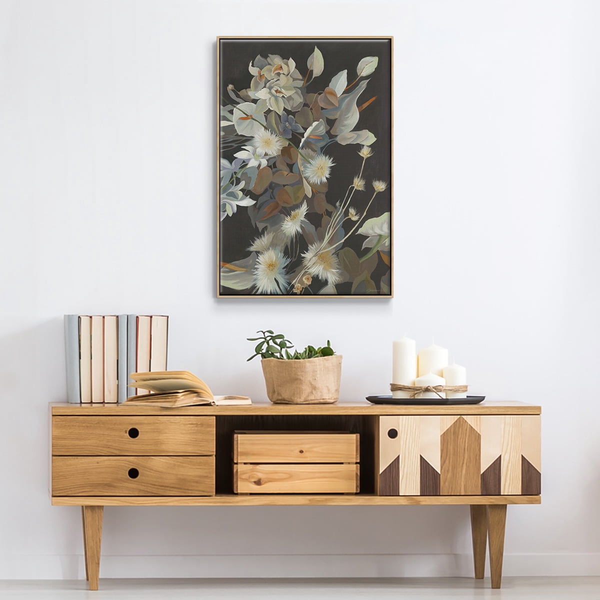 Turn a New Leaf Framed Premium Gallery Wrapped Canvas - Ready to Hang