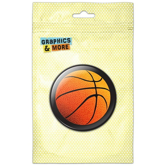 Basketball Ball Sports Hoops Pinback Button Pin Badge