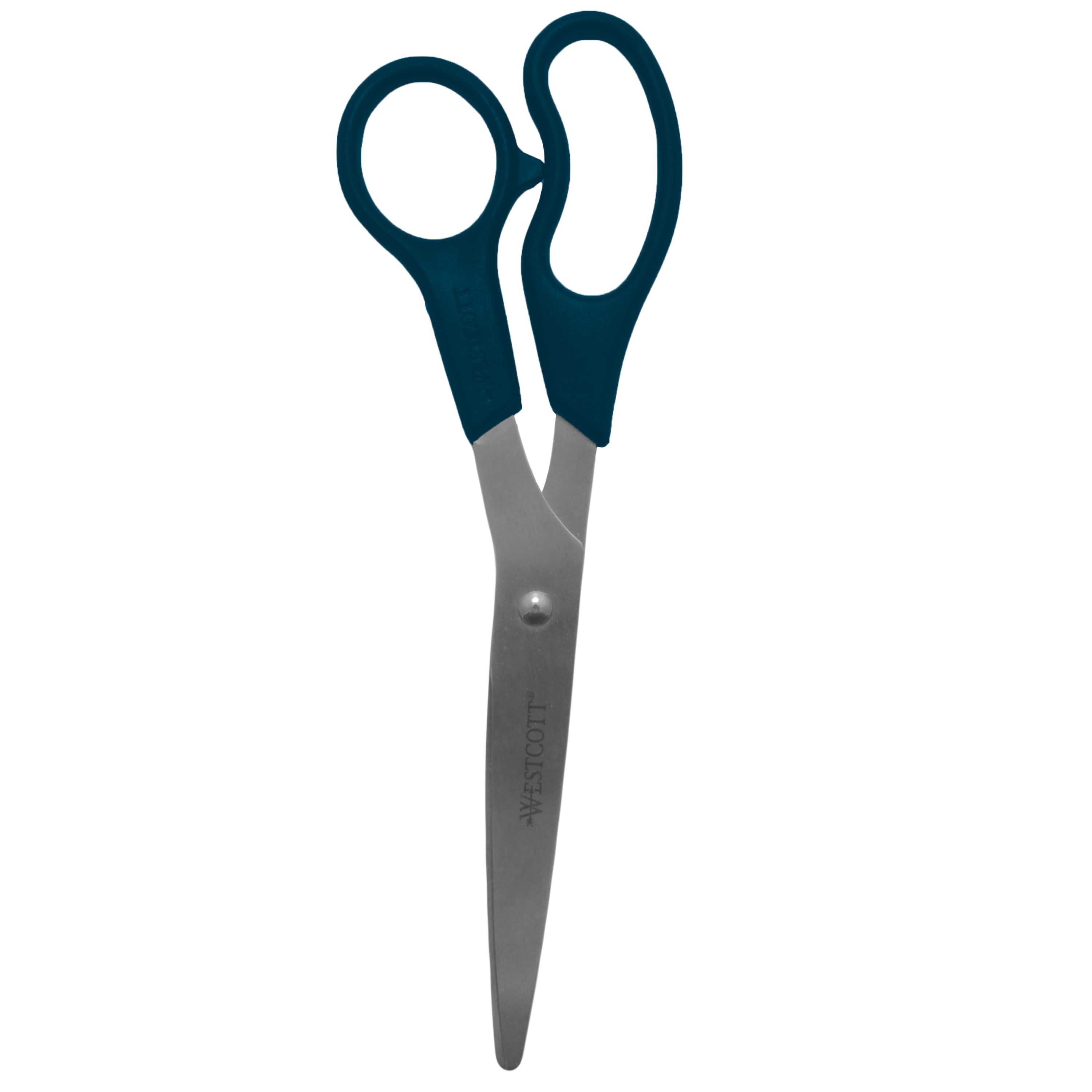 Westcott - Westcott 8-Inch KleenEarth Soft Handle Straight Scissors,  Black/Gray (15588)