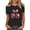 Black(Style 31), variant on Independence Day Tops for Women, Ladies Spring Summer Short Sleeve Round Neck Casual Printed Cotton T-Shirt