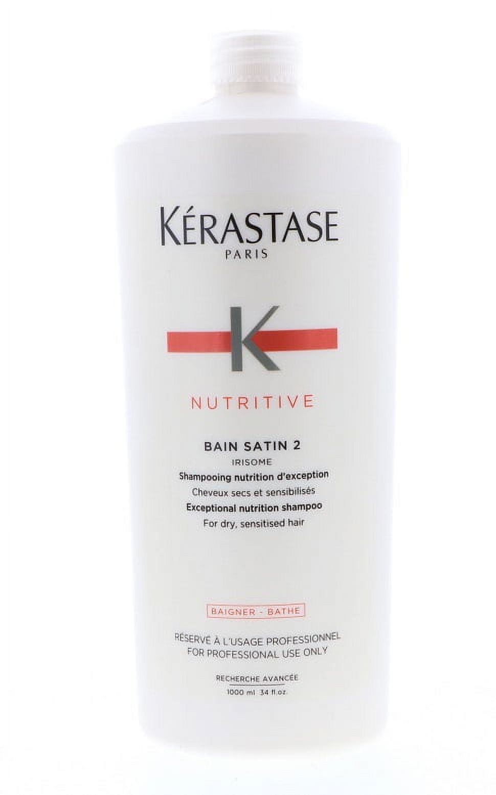 Kerastase Premium Hair Care Nutritive Bain Satin 2 Shampoo, 34 oz