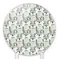 thumbnail image 3 of Acrylic Sketchy Owls Cake Topper Party Decoration for Wedding Anniversary Birthday Graduation, 3 of 7