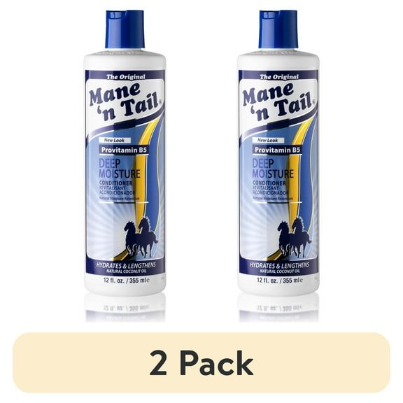 (2 pack) Mane 'n Tail Deep Moisturizing Conditioner 12 oz – Repairs Dryness, Strengthens & Adds Shine with Moisture-Retention Technology and Micro-Enriched Proteins