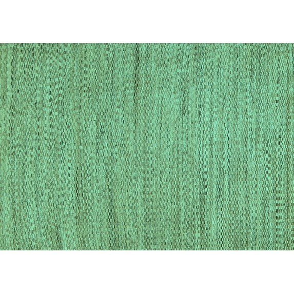 Ahgly Company Indoor Rectangle Oriental Turquoise Blue Modern Area Rugs, 2' x 3'