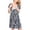 Grey, variant on Gyujnb Print Short Sleeve Nursing Maternity Dress Front Snap Summer Postpartum Sleepwear,S