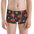 thumbnail image 5 of Yiaed Tomatoes1 Print Boys' Boxer Briefs Cotton Casual Stretch Comfort Boys Boxers - Kids Boxer Briefs Underwear for Boys (6-18)-Small, 5 of 5
