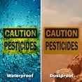 thumbnail image 5 of (2 Pack) Pesticides OSHA Caution Sign 24 Inch X 18 Inch Vinyl Label Decal Sticker Weather Resistant, UV Protected for Workplace, Business, and Construction Site, Made in the USA, 5 of 7