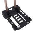 thumbnail image 2 of Yajisi Folding Hand Trolley with 4 Silent Wheels Adjustable Pull Cart for Luggage Shopping 88lb Load Capacity, 2 of 9