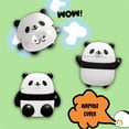 thumbnail image 4 of Étui de Protection pour Écouteurs Sans Fil en Forme de Panda, Compatible avec AirPods 1 2 (Noir + Blanc), 4 of 9