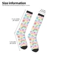 thumbnail image 2 of Fotbe Cute Unicorn Calcetas Divertidas Estampadas para Hombre y Mujer, Calcetas de Algodón hasta la Rodilla para Caminar, Correr, Enfermería y Embarazo, 2 of 6