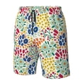 thumbnail image 5 of Naloa Cartoon Flowers Men's Beach Shorts, Surfing shorts, Swim trunks, Quick Dry Swim Trunks for Surfing Beach Fun - X-Large, 5 of 9