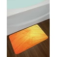 thumbnail image 2 of Orange Bath Mat, Autumn Nature Fall Season Themed Dried Leaves with Skeleton Vivid Veins Close Up, Non-Slip Plush Mat Bathroom Kitchen Laundry Room Decor, 29.5 X 17.5 Inches, Orange Yellow, Ambesonne, 2 of 2