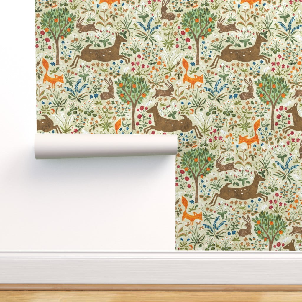 Magnolia Home by Joanna Gaines Fox  Hare Spray and Stick Wallpaper MK1111   The Home Depot