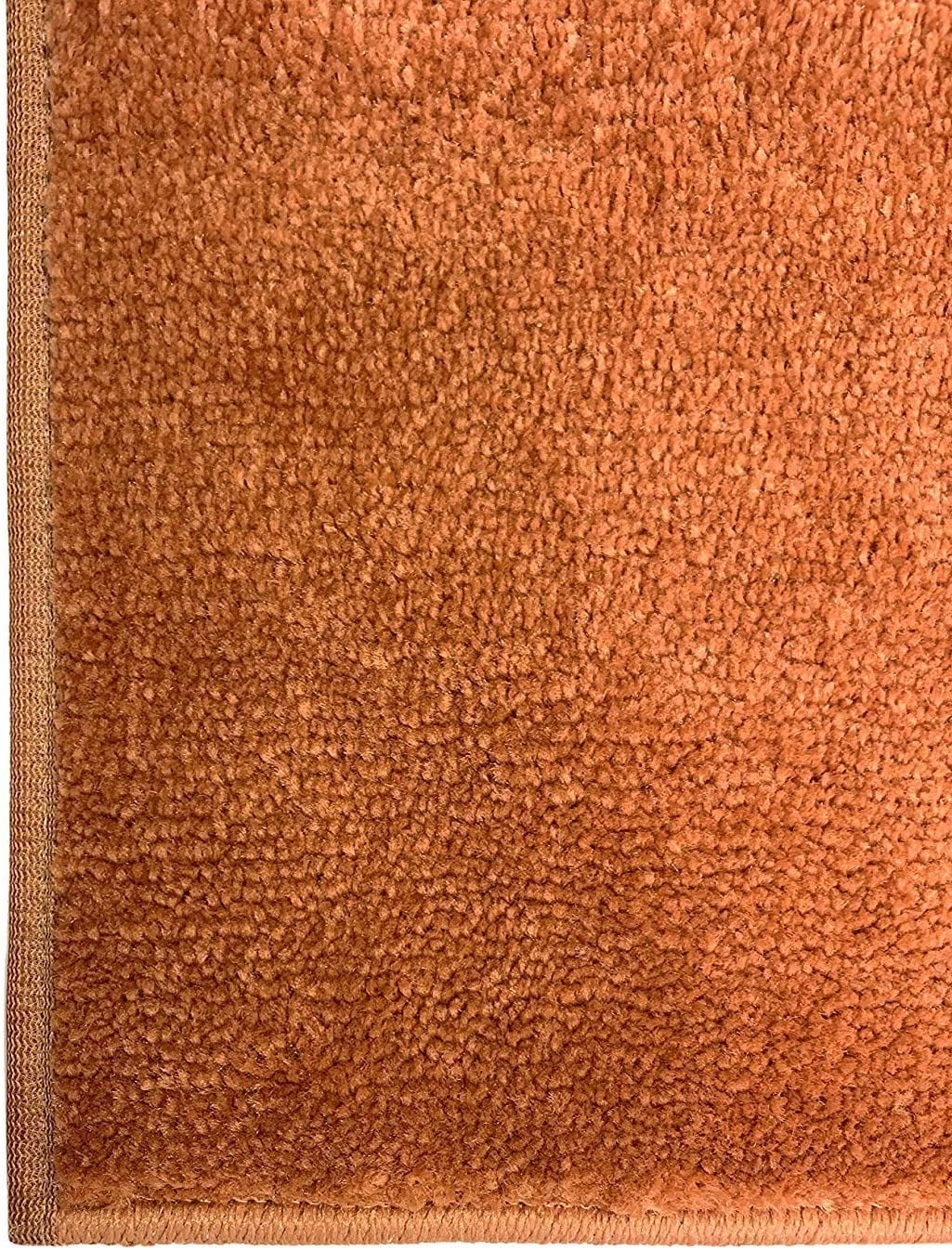 Custom Size Solid Burnt Orange Runner Rug 30 Inch Wide Pick Your Own Size Cut to Size Roll Runner Rug