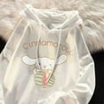 thumbnail image 3 of Sanrio Cinnamoroll Anime Kawaii Autumn Winter Hooded Sweatshirt Cute Cartoon Fashion Versatile Popular Loose Jacket Top Gift, 3 of 17
