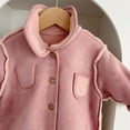 thumbnail image 4 of LYHaoo Baby Warm Bear Footie Romper Thick Jumpsuit Winter Outerwear Boys Jumpsuit Romper 12-18 Months Pink(Toddler), 4 of 6