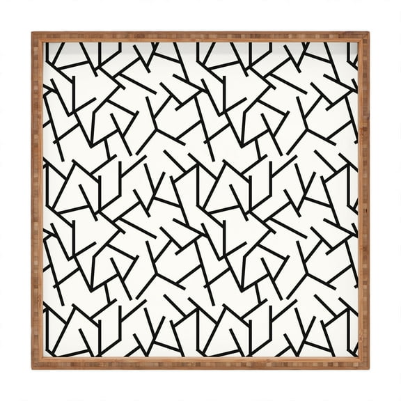 Society6 Holli Zollinger Haystack Large Square Bamboo Tray, 16" x 16"