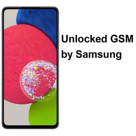 Samsung Galaxy A52s 5G A528B 128GB Dual SIM GSM Unlocked Android Smartphone (International, Latin America Variant/US Compatible LTE) - Awesome White