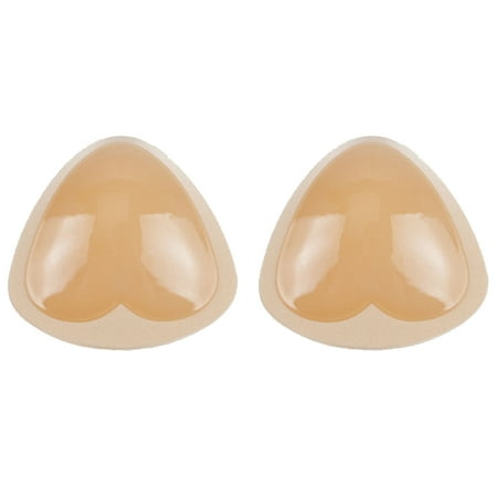 

fanshao 1 Pair Adhesive Waterproof Breast Pads Soft Texture Silicone Heart Shape Push-up Breast Enhancers for Daily Wear