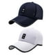 thumbnail image 1 of 2x gorra de béisbol para hombre, malla de camionero sólida, gorra con visera curva en blanco, gorra ajustable Baoblaze Gorras de béisbol unisex, 1 of 8