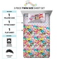Squishmallows Kids 3 Piece Purple Sheet Set, Twin - Walmart.com