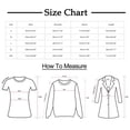 thumbnail image 3 of TSADFHJI Hauts et Blouses pour Femmes pour l'Automne Hauts Décontractés Mode Manches Courtes Col Rond T-Shirt Imprimé Ample m Gris Foncé, 3 of 4