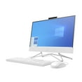 thumbnail image 2 of HP 22-DD0120 21.5" FHD All-in-One Computer, Intel Pentium Silver J5040, 4 GB DDR4, 128GB SSD, Win10 Home (S mode), Snow white, 1K0G6AA#ABA, 2 of 6