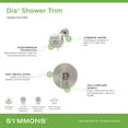 thumbnail image 2 of Symmons 3591BBBZ15TRM Dia Hydromersion Shower Only Trim Package - Bronze, 2 of 7