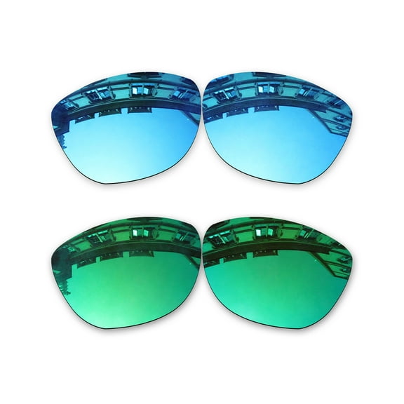 Vonxyz 2 Pack Polarized Replacement Lenses for Oakley Frogskins OO9013 Sunglasses