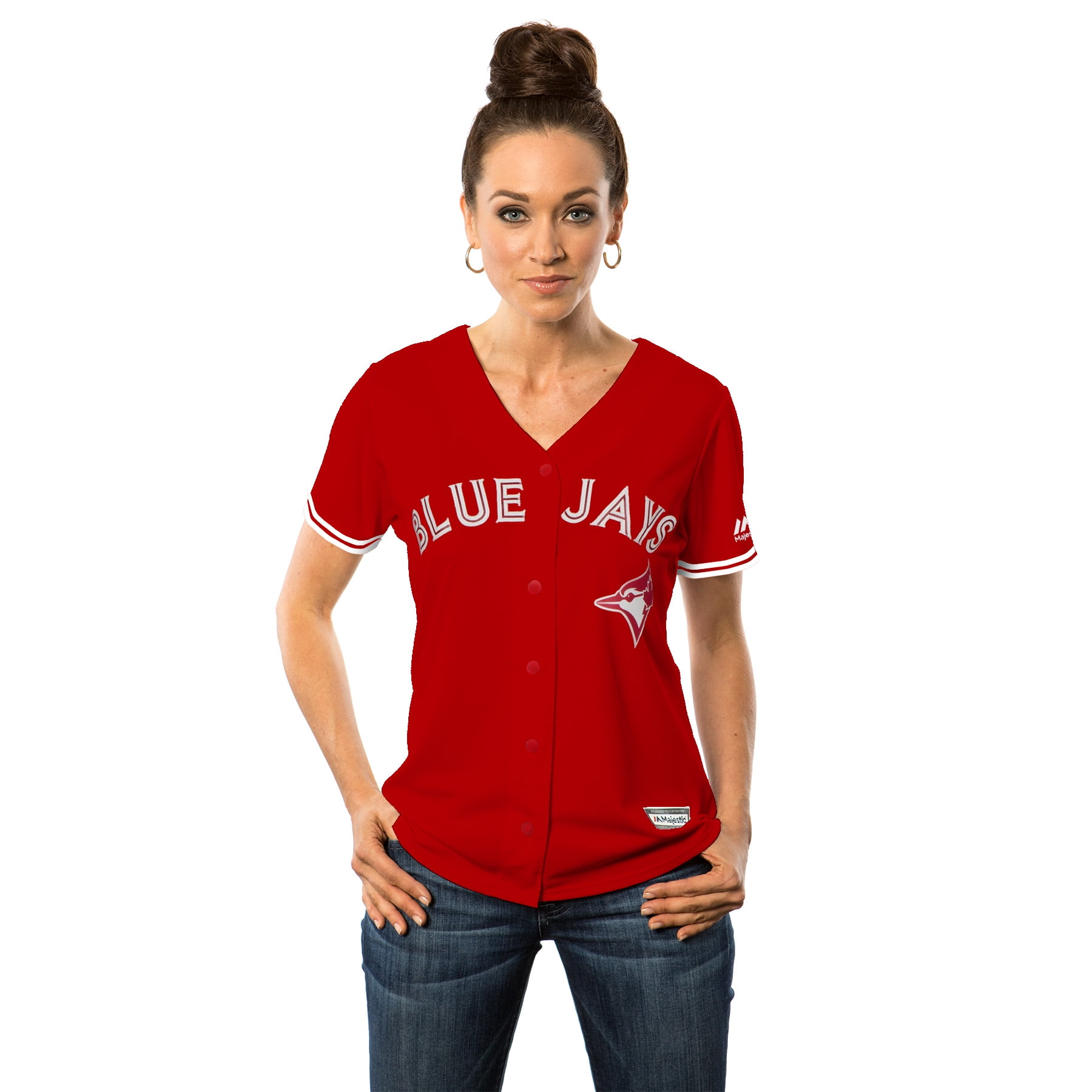 Toronto Blue Jays Women s Cool Base Alternate Red Jersey Walmart