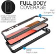 thumbnail image 2 of CoverON for SAMSUNG Galaxy A52 Phone Case, Military Grade Full Body Rugged Slim Fit Clear Cover, Black, 2 of 8