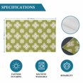 thumbnail image 6 of Sage Green Floral Placemats Set of 4, Spring Flowers Modern Abstract Art Farmhouse Placemats for Dining Table, Place Mats for Kitchen Tabletop, Waterproof Wipeable Dining Table Mats Set, 6 of 9