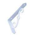 thumbnail image 2 of VONKY L-shaped Integrated Molding For Sturdy And Elegant Storage Rack Eliminates Shaking Triangular Bracket L-shaped Structure white 5 inches, 2 of 6