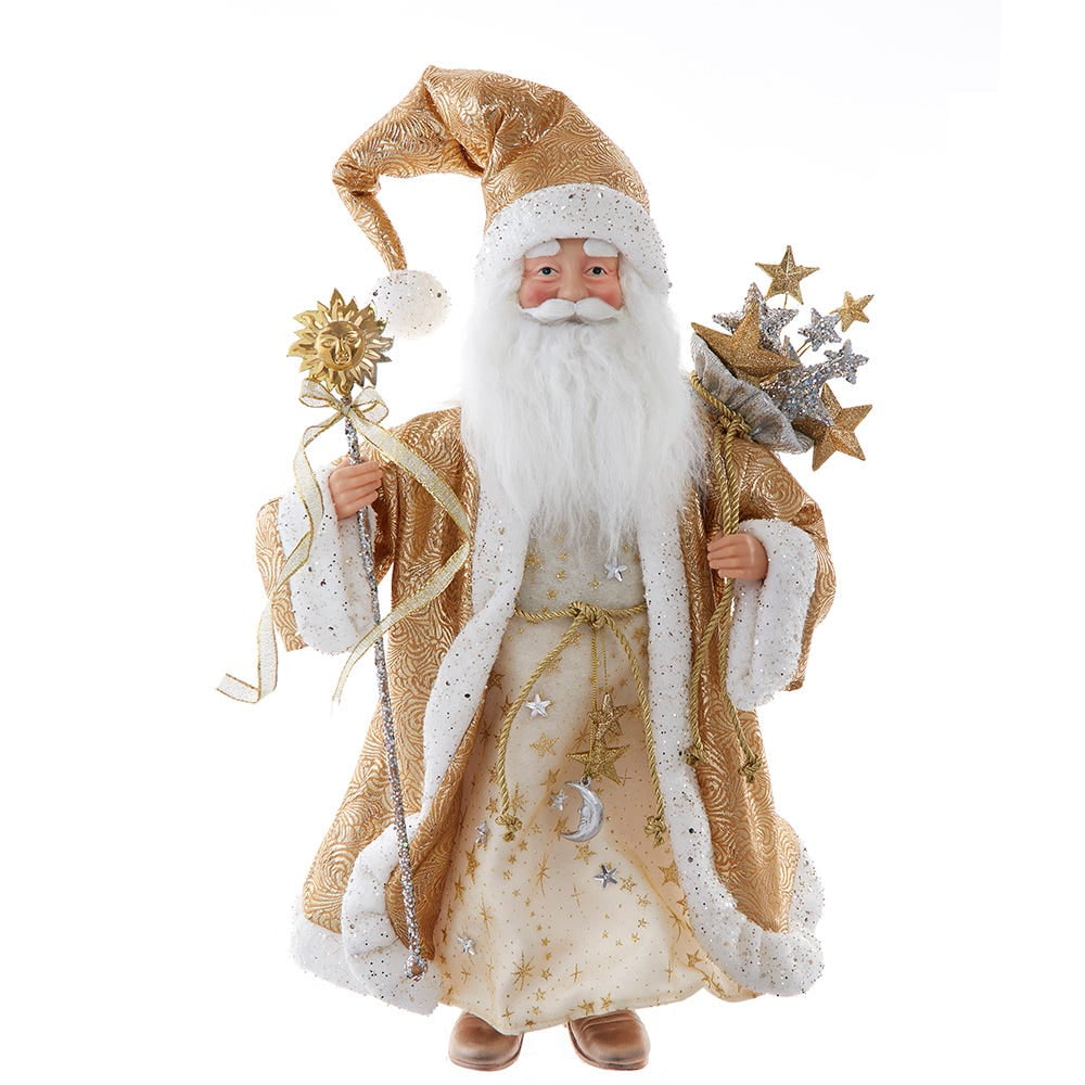 Kurt Adler Fabriché 11-Inch Beach Santa Claus Figurine, Standing