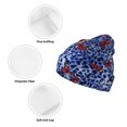 thumbnail image 3 of Yiaed Abstract Colorful Butterflies Print Winter Beanie for Men Women, Fleece Lined Beanie Soft Warm Knit Hat Ski Stocking Cuffed Ca, 3 of 6