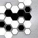 thumbnail image 1 of 10 Piezas Retro Hexagonal Impermeables Antideslizantes de Calcomanía de Pared para Sala de Macarena Etiquetas engomadas del azulejo de la pared del hexágono, 1 of 8