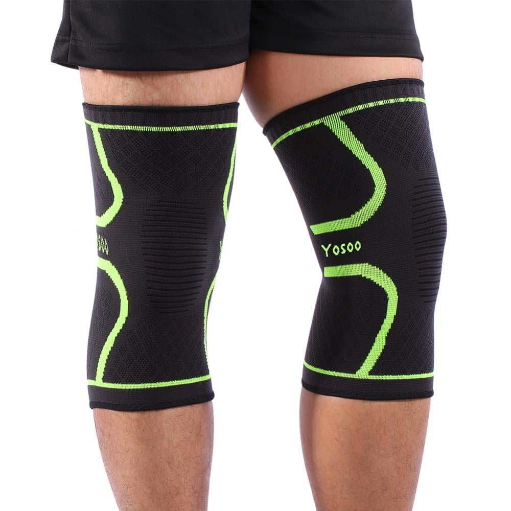 LAFGUR Knee Compression Sleeve (1 Pair) Instant Knee Support Brace
