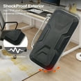 thumbnail image 4 of Étui de Transport pour Nintendo Switch 2, Design de Mécha Blindé, Coque Rigide Imperméable Portable, Sac de Transport de Voyage pour Rangement de Jeux avec 2 Protecteurs d'Écran - Noir, 4 of 7