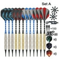 thumbnail image 3 of Graflsoa 12-Piece Soft Tip Dart Set with 100 Replaceable Tips, 20 O-Rings, 9 Flights, 2 Flight Savers, and Wrench Tool - Model RS12TZ-1A, 3 of 6